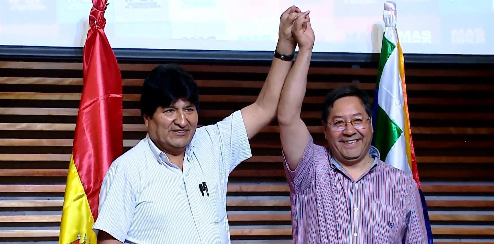 gobierno fragmentado Bolivia, Evo Morales, Luis Arce