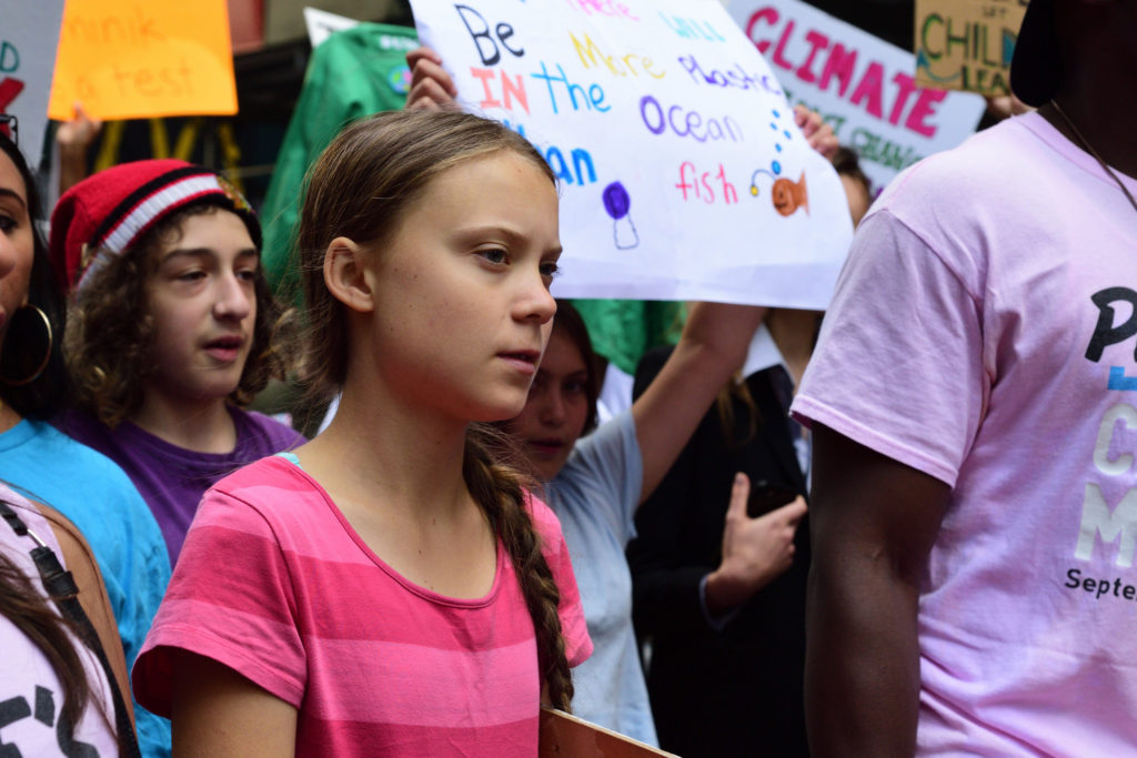 Greta Thunberg, Biden, cambio climático