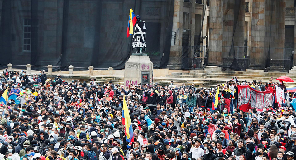 Izquierda Colombia cuarto pico pandemia, paro nacional, reforma tributaria