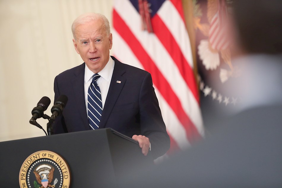 Joe Biden, rueda de prensa, migración, Kamala Harris