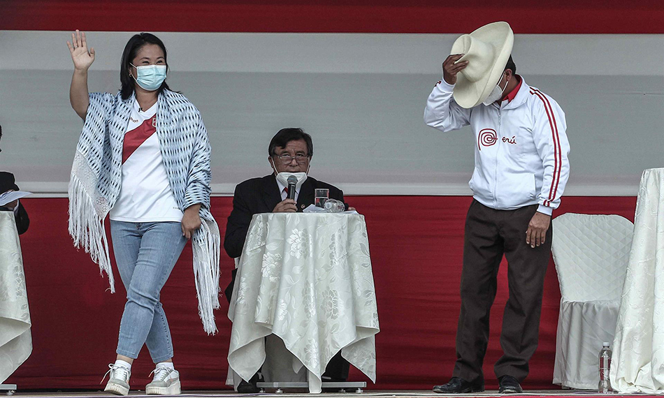  Keiko Fujimori y Pedro Castillo, Hernando de Soto, elecciones Perú