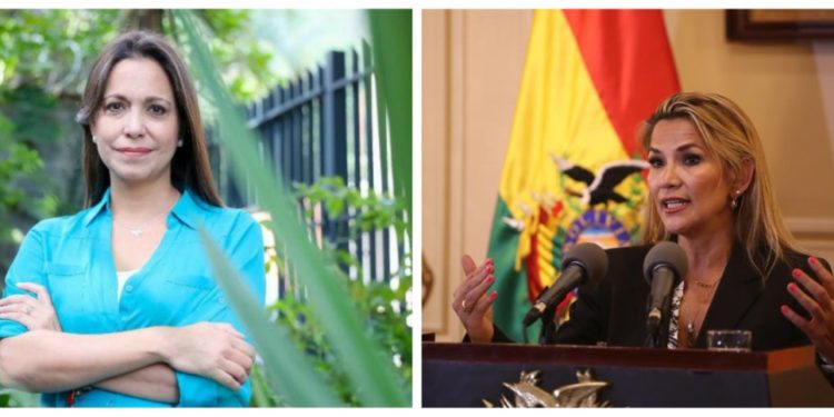 Tanto María Corina Machado como Jeanine Áñez. quienes hoy son nominadas al premio Sájarov, han fijado duras posiciones ante la represión de los gobiernos de sus países. 