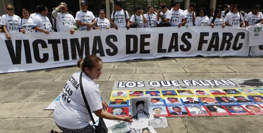 víctimas, proceso de paz, FARC, Colombia