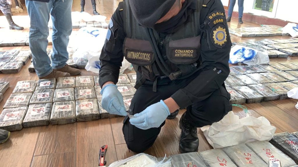 incautación droga venezolana en Guatemala