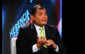 Correa has recently been facing criticism from middle class an business sectors after unveiling plans for new taxes. (Presidency of Ecuador)